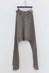 Marc le bihan deep crotch trousers 1440 gray